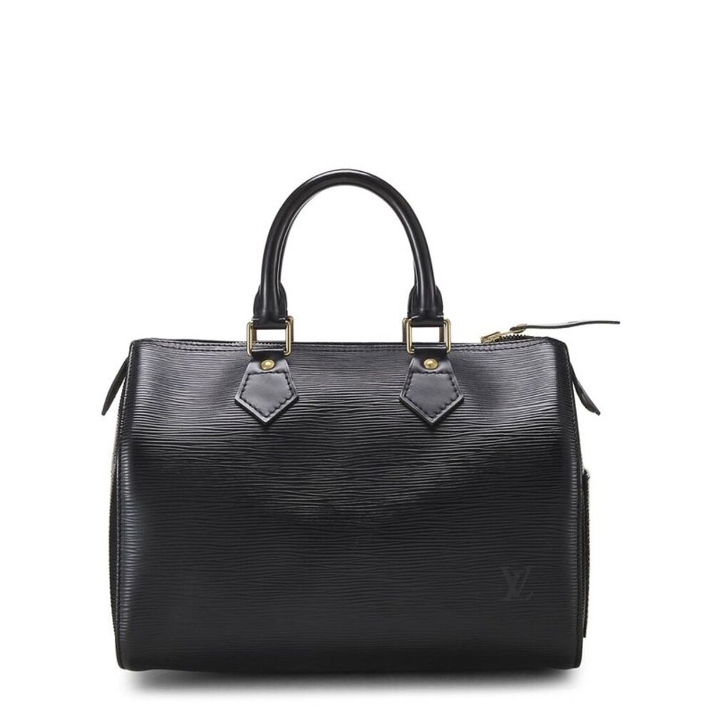 Louis Vuitton Black Epi Leather Speedy25 (Authentic Pre-Loved)